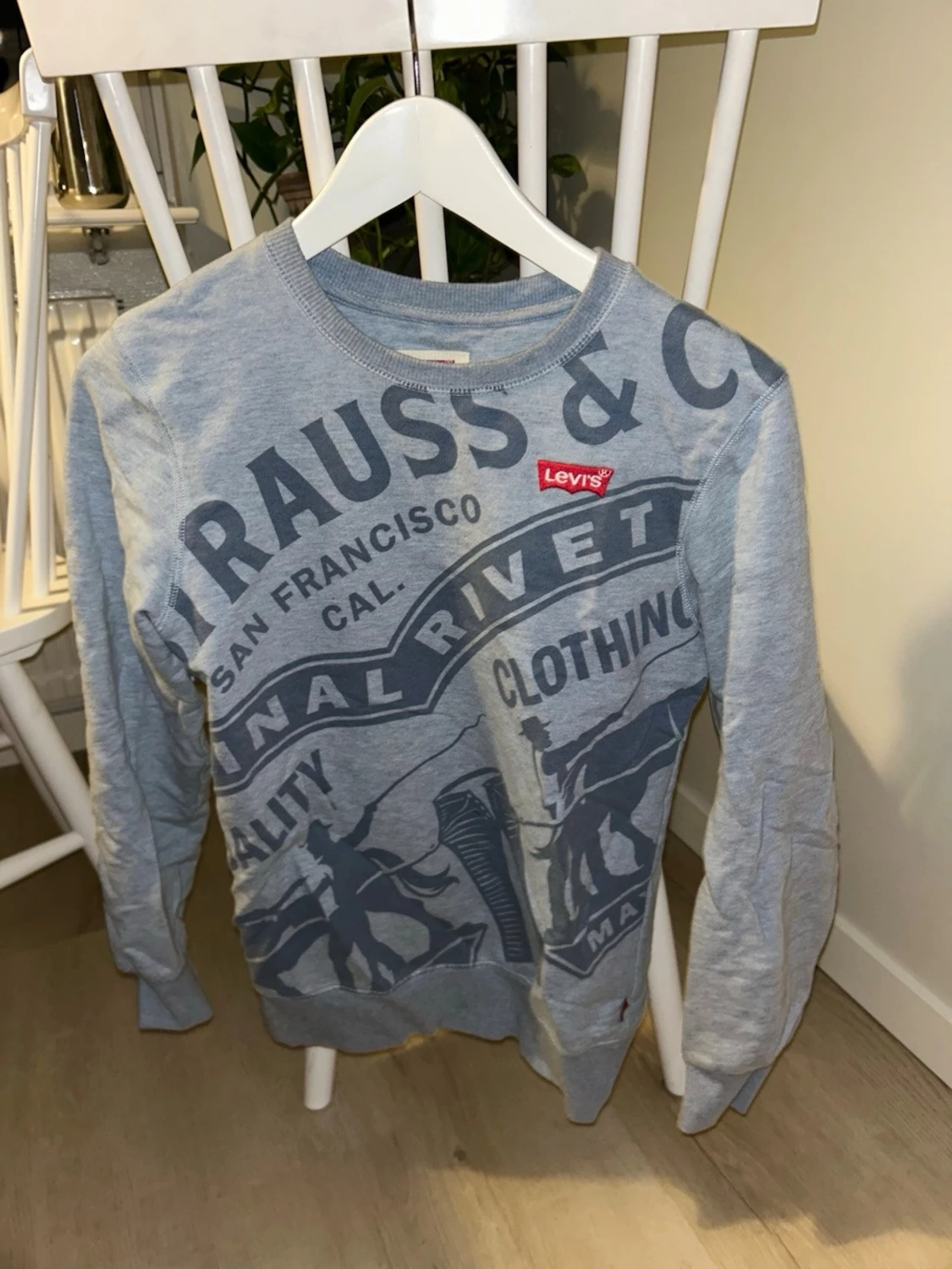 Ljusblå sweatshirt från Levi's