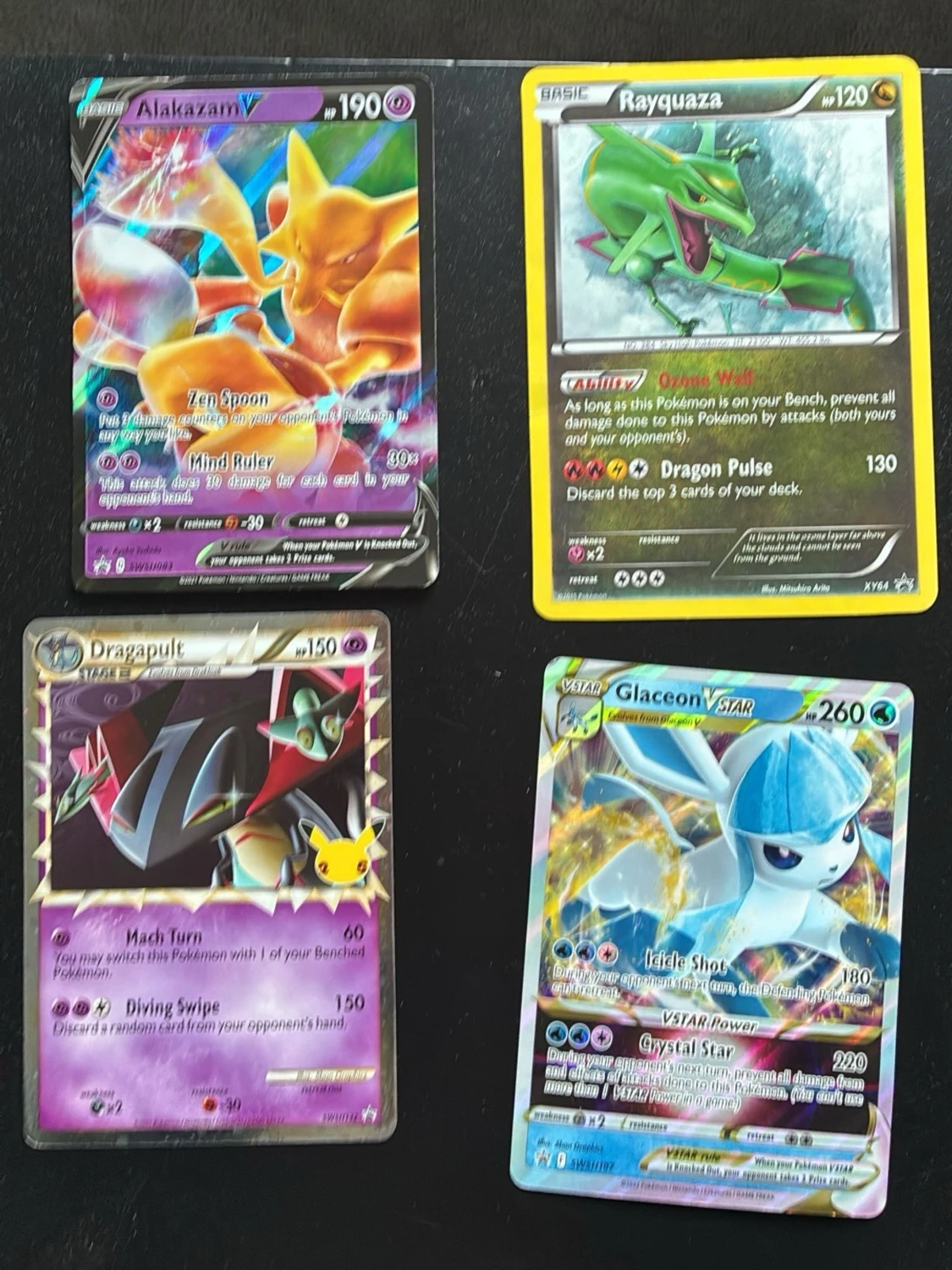 Fyra jumbo  Pokémonkort