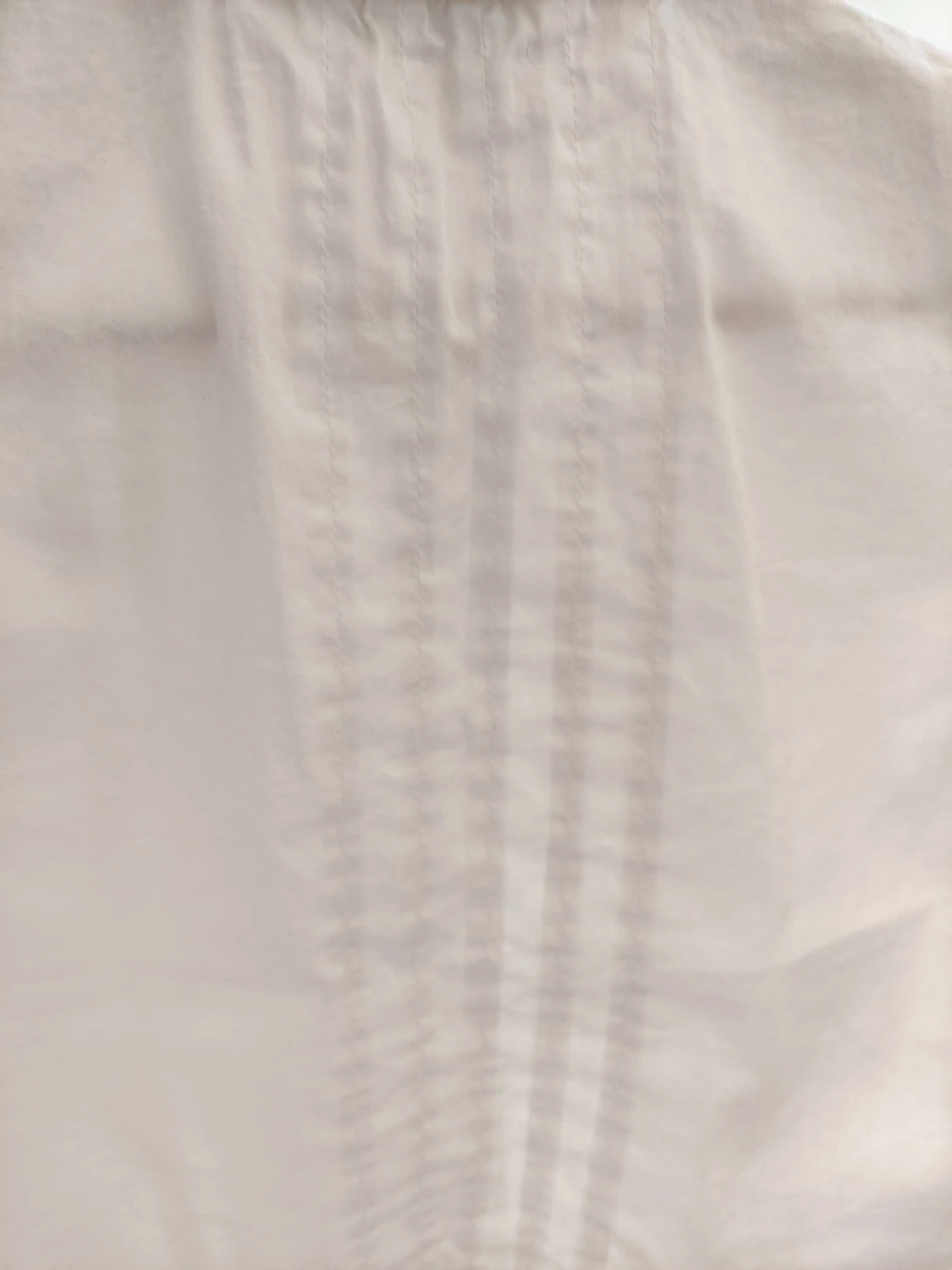 Vintage Vit kortärmad blus med knappar - 3