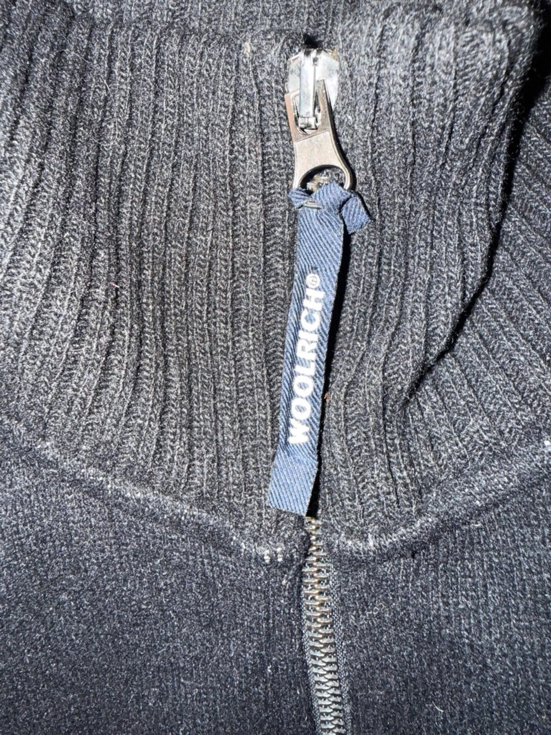 Woolrich zip- cardigan strorlek -L - 2