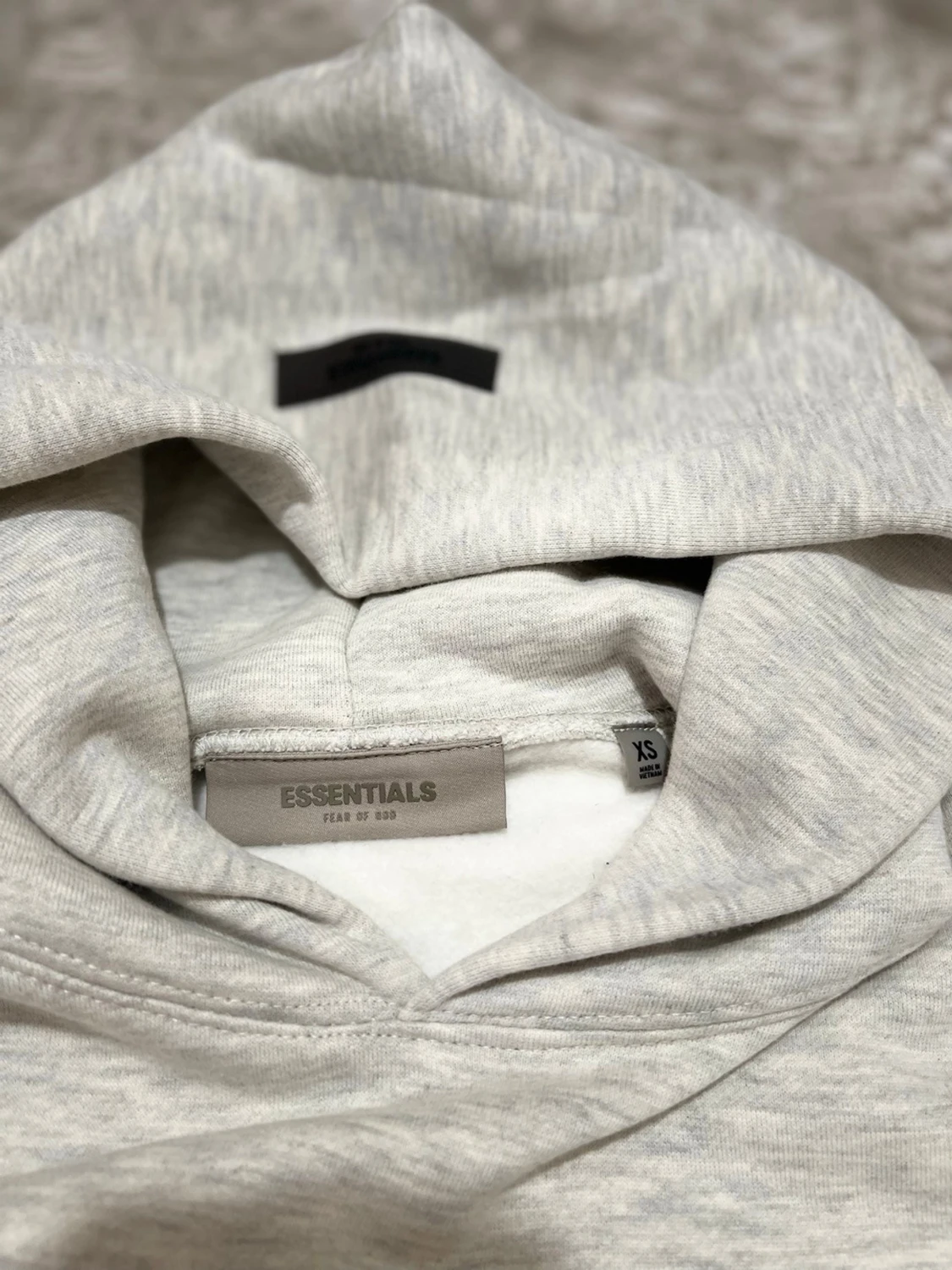 Grått Essentials set med hoodie & byxor - 4
