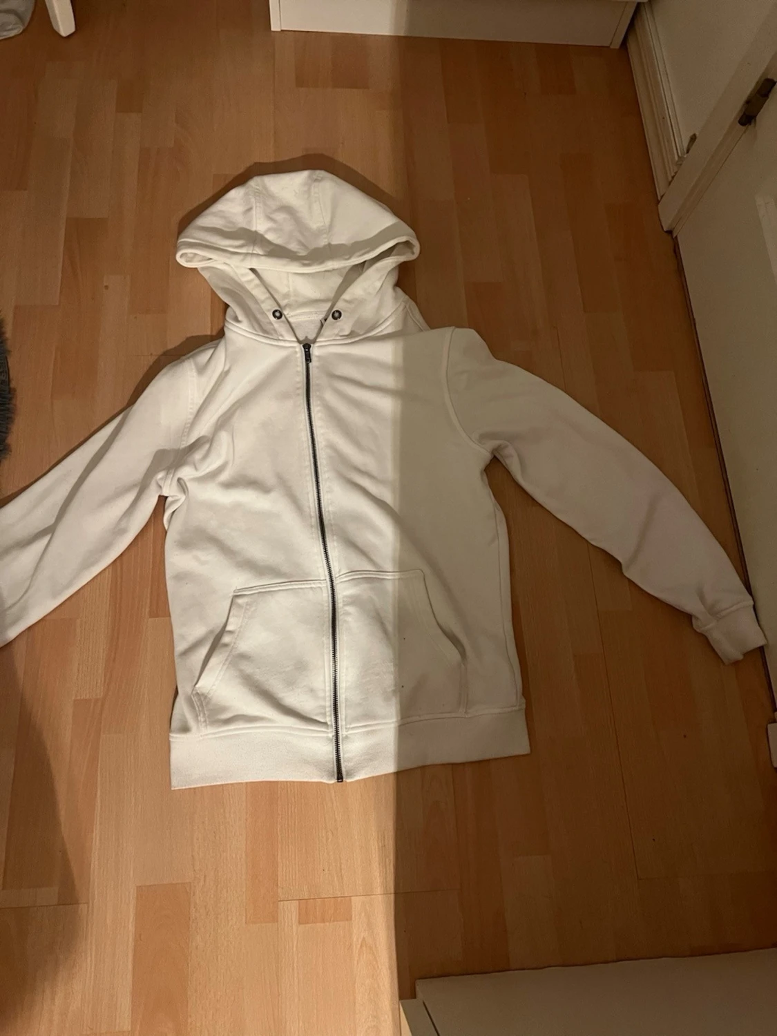 Vit hoodie från Urban Classics