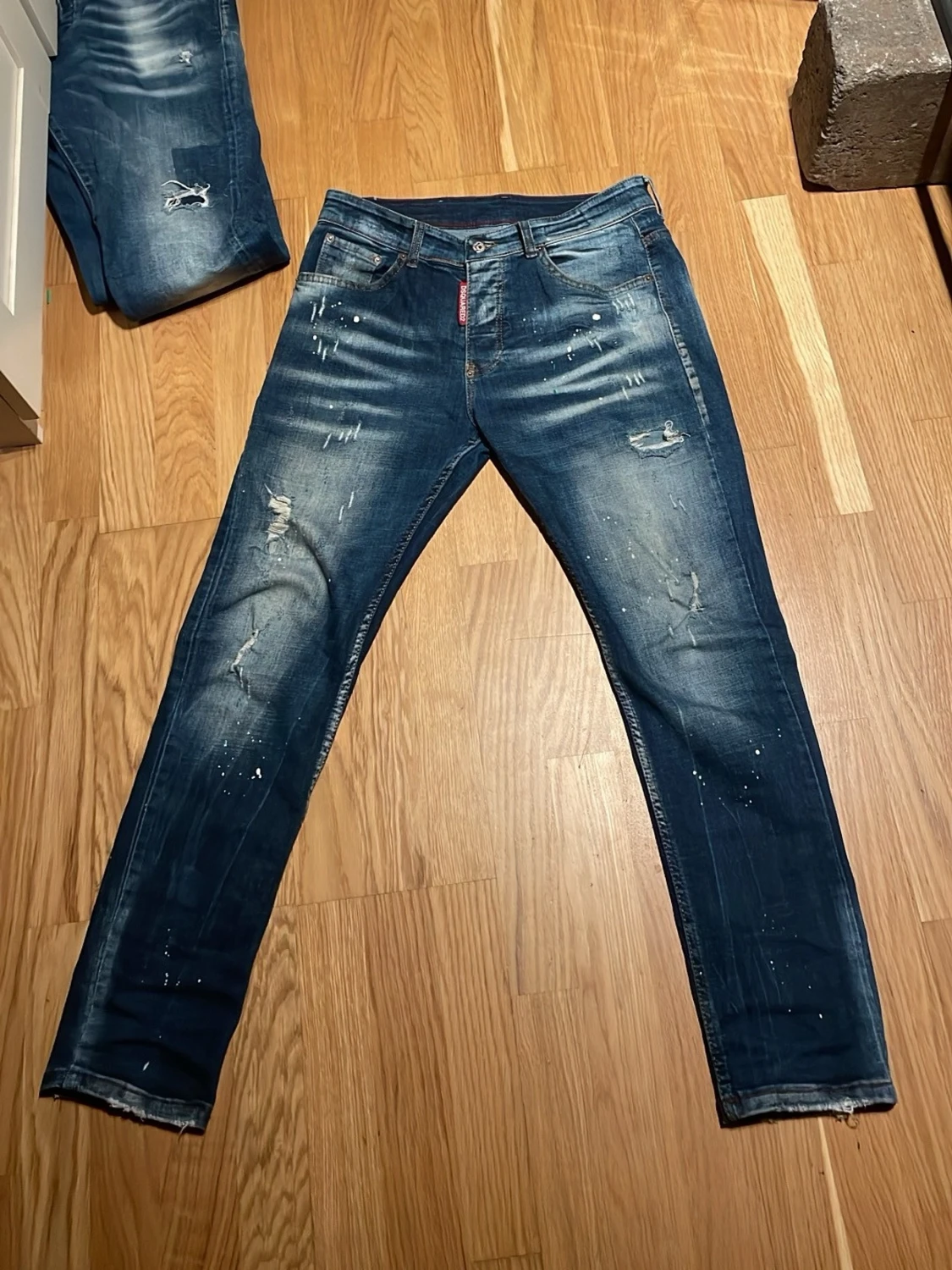 Blå distressed jeans från Dsquared2 - 3