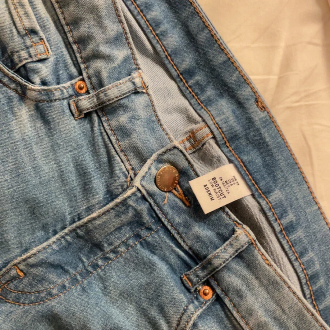 lågmidjade jeans - 91