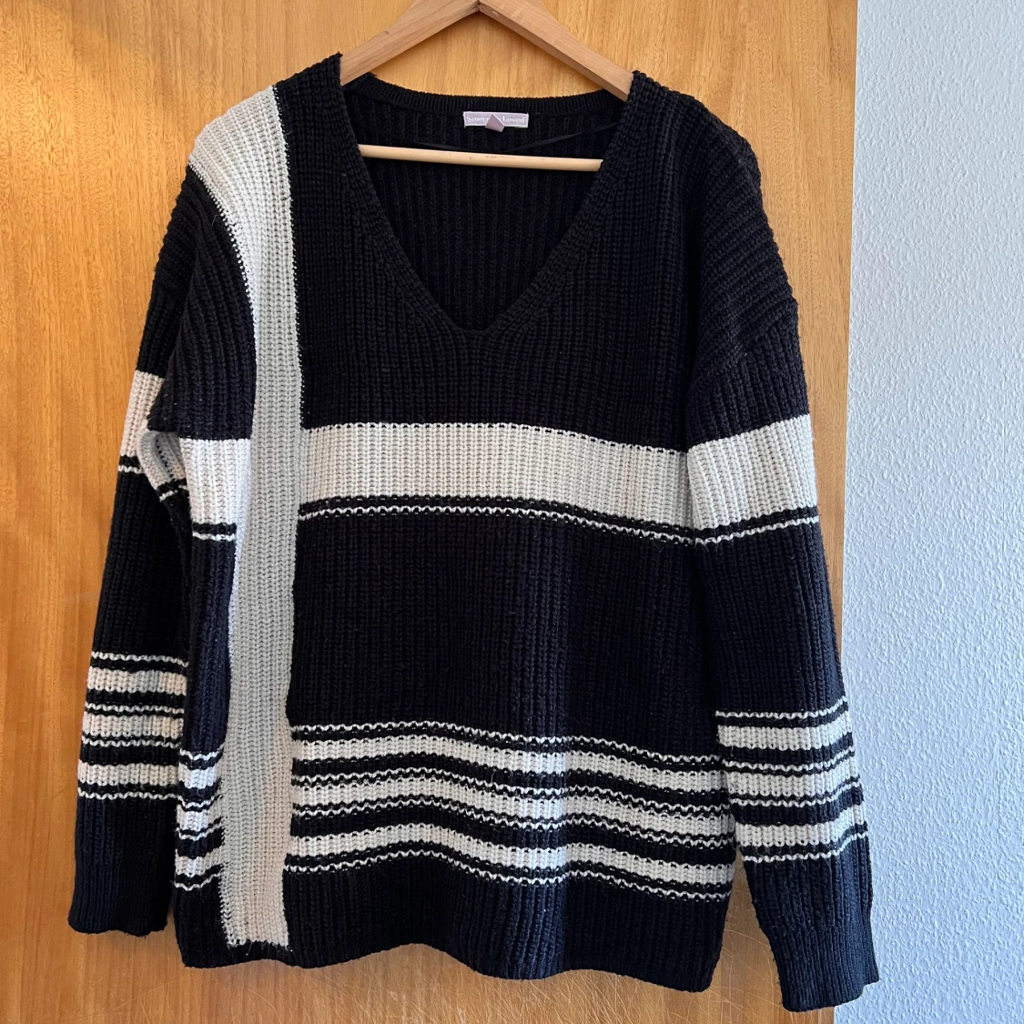 Tjock stickad tröja