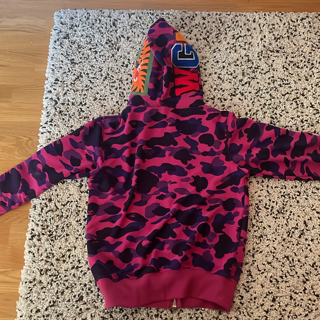 Bape color camo shark full zip up - 90