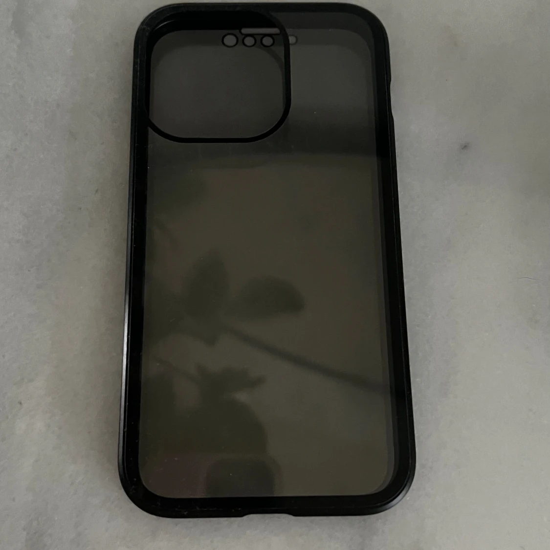 Skal skydd plus skärmskydd & dolt för nyfikna tittare- iPhone 13 pro - 90