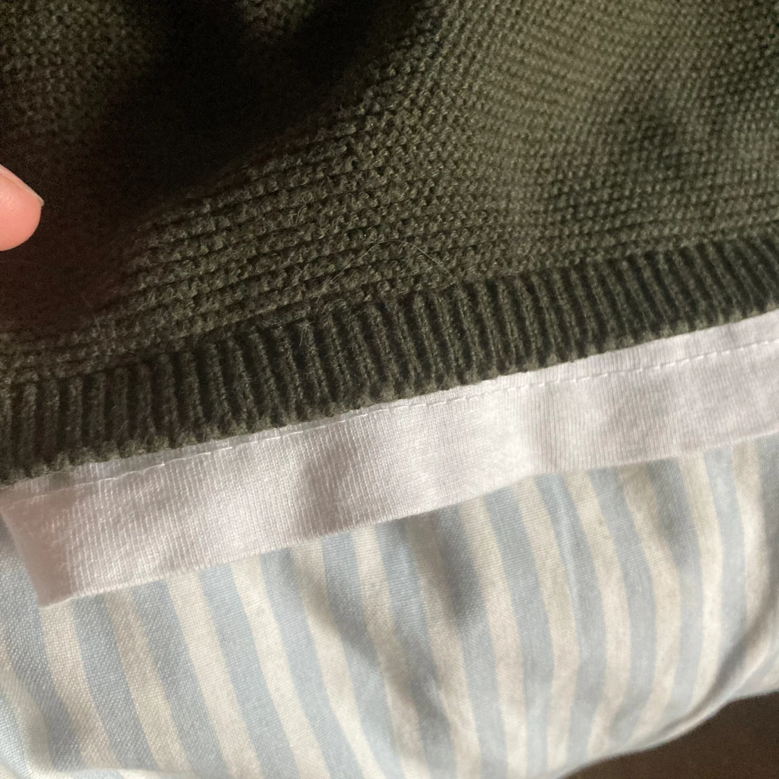 Grön slim fit tröja - 90