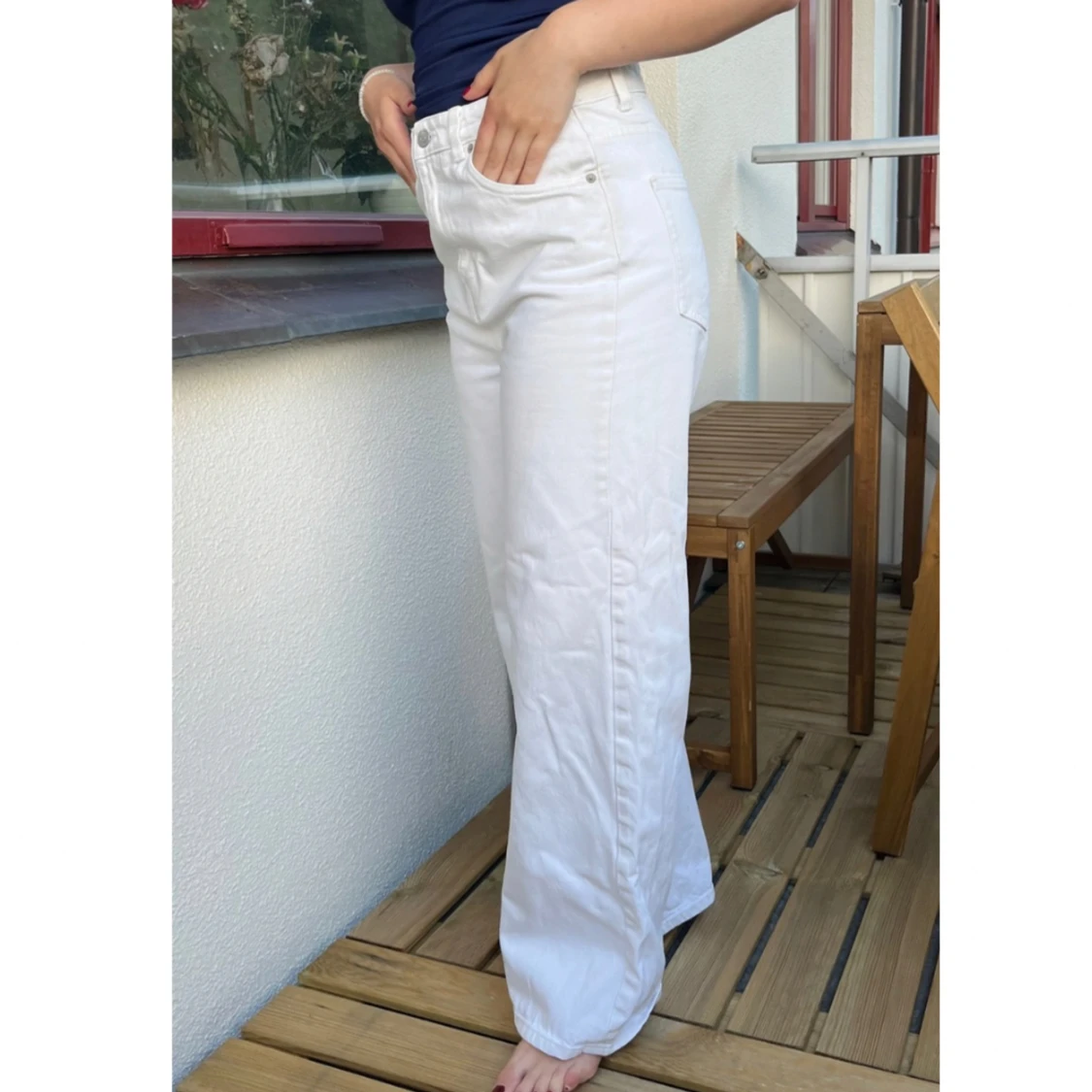 Vita jeans från weekday - 90