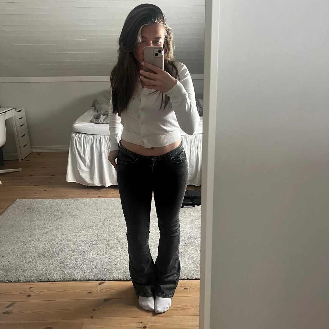 Lågmidjade jeans - 90