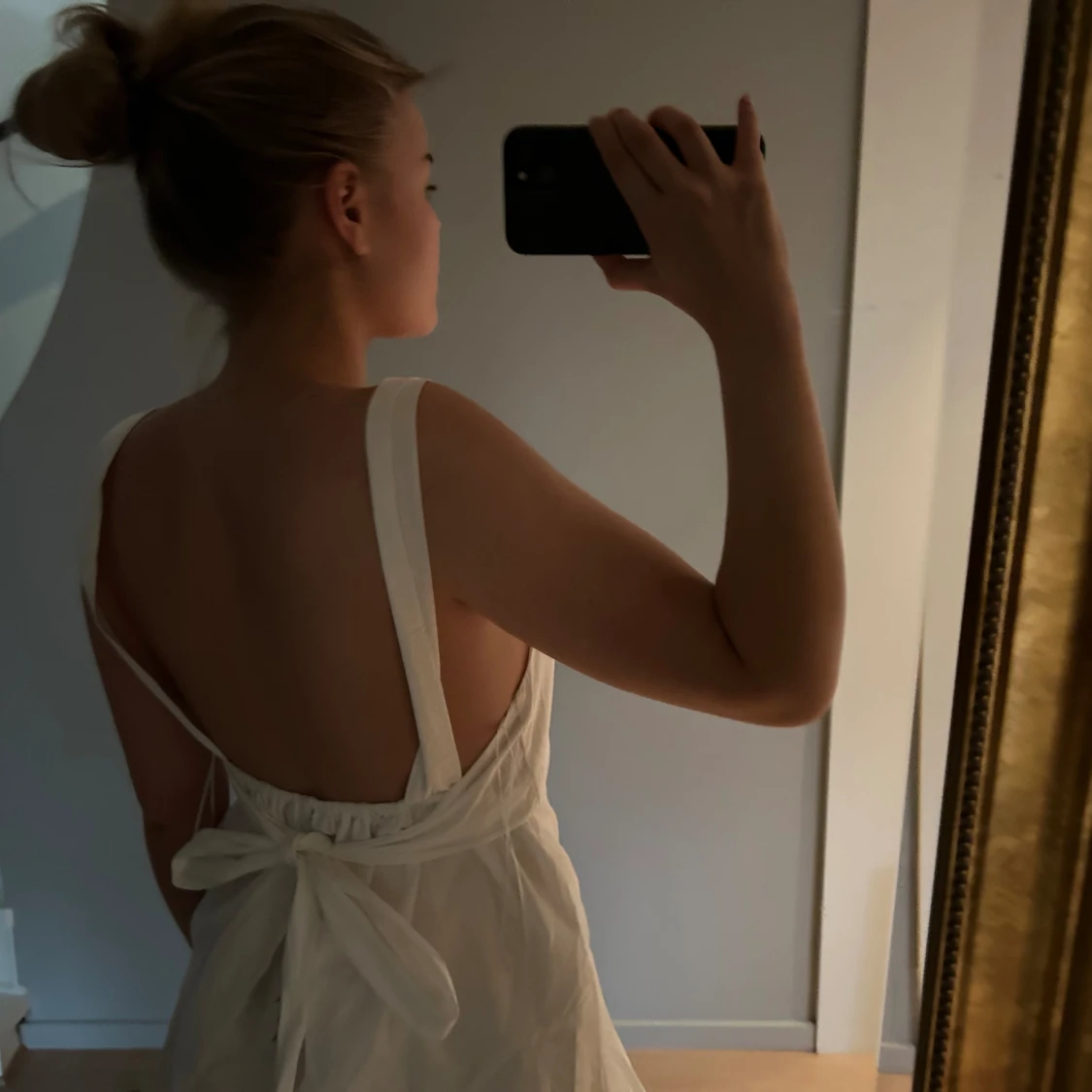 Vit klänning/ student klänning  - 90