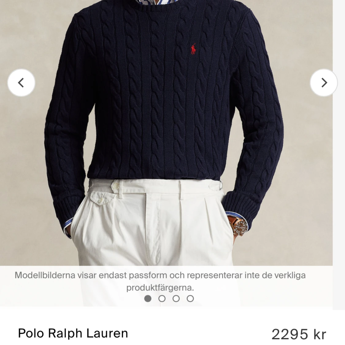 Polo Ralph Lauren kabelstickad - 93