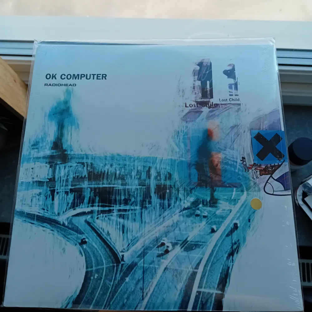 Vinylskiva utav bandet Radiohead. Album: ok computer  Helt oöppnad.. Övrigt.