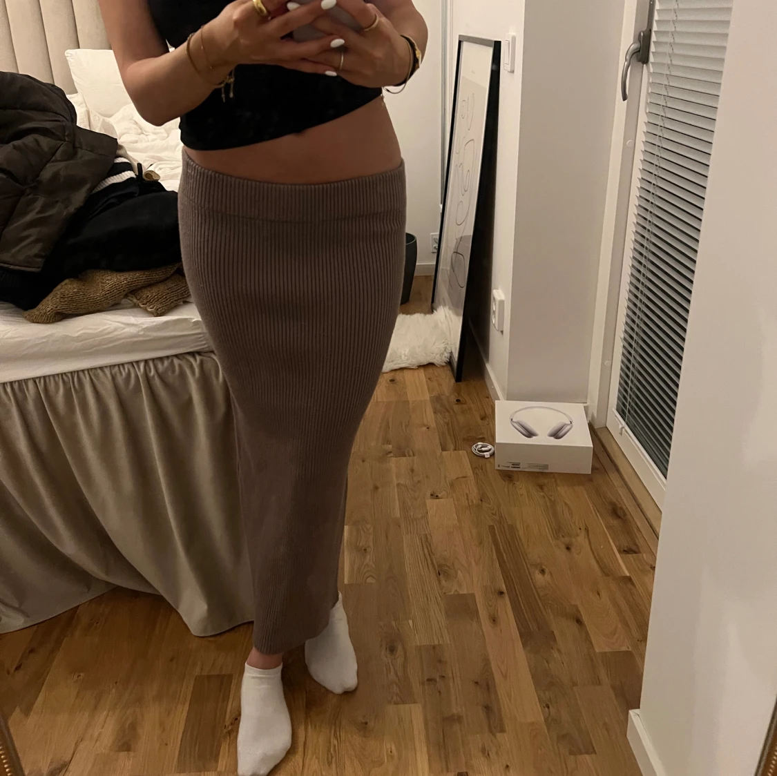 Lågmidjad långkjol - 90