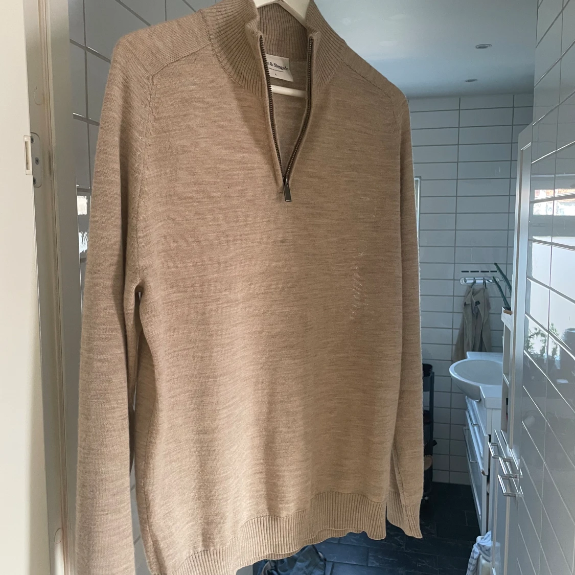Merino half zip
