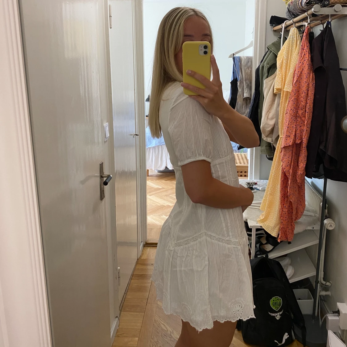 Vit zara klänning  - 91