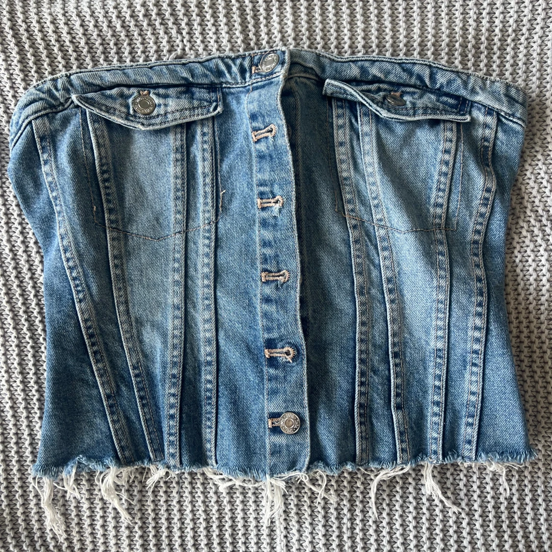 Zara jeans top 