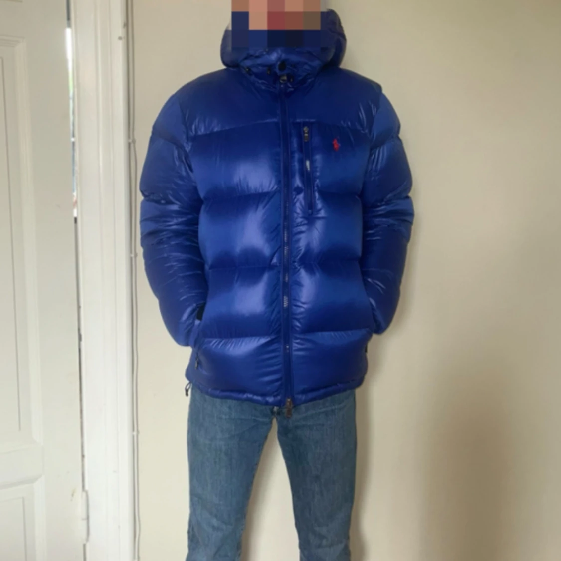 Polo Ralph lauren glossy blue jacket - 90