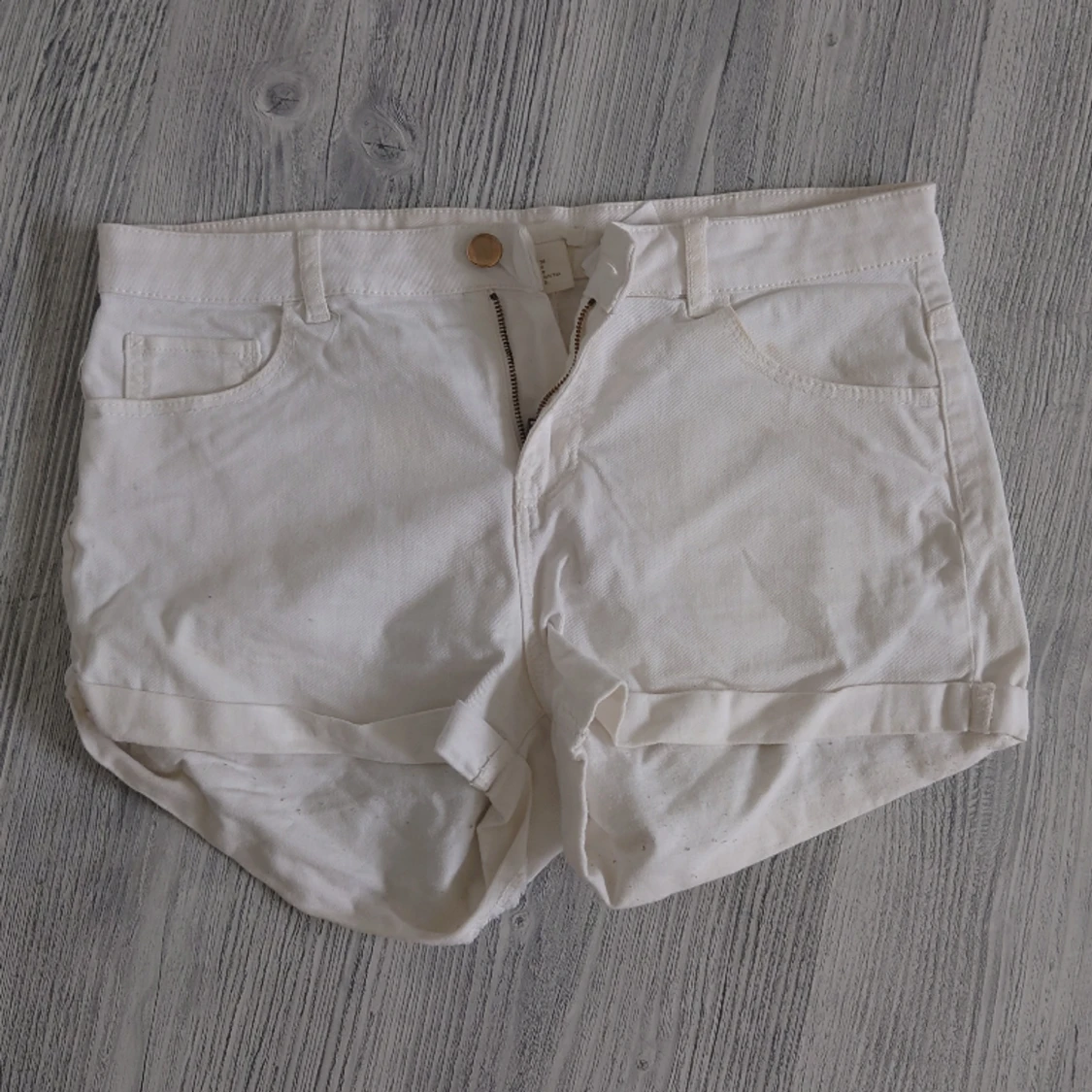 Jeansshorts vit - 91