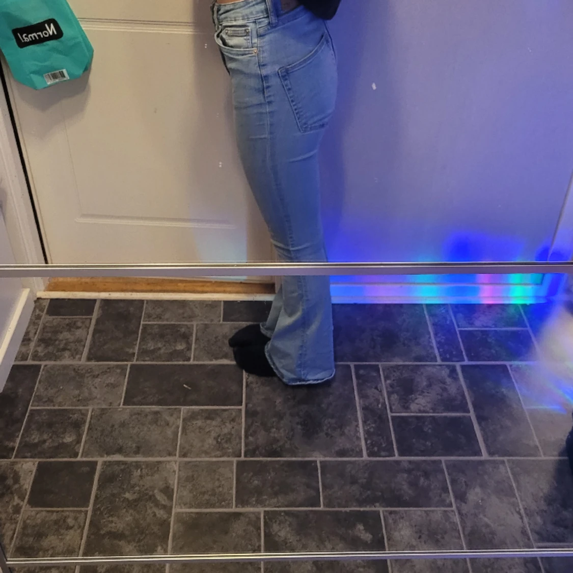 Utsvängda jeans  - 90