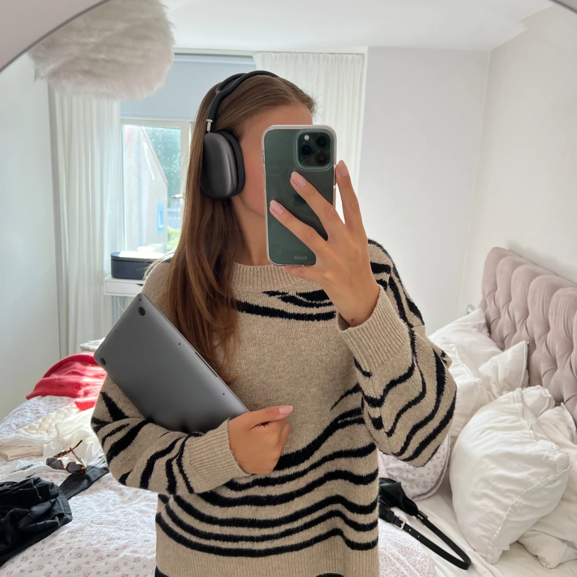 Brun stickad tröja!!!