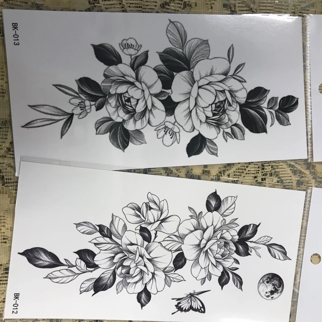 Blommor Tatuering  - 91