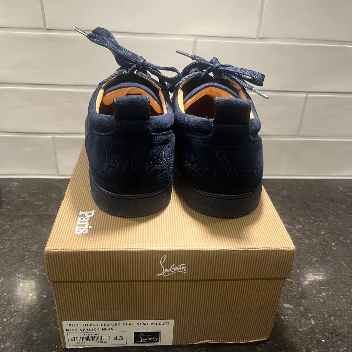 Mörkblå sneakers från Christian Louboutin - 92