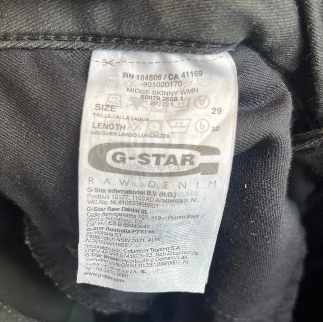 Snygga G-star jeans midge skinny WMN stl 29/32 - 92