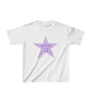 Star inprint we trust tröja! - Skitsnygg inprint we trust baby t-shirt i str m, med lila Hollywoodstjärna med namnet Gracie! Säljer på grund av feltryck! Inga defekter! Pris kan diskuteras vid snabb affär!