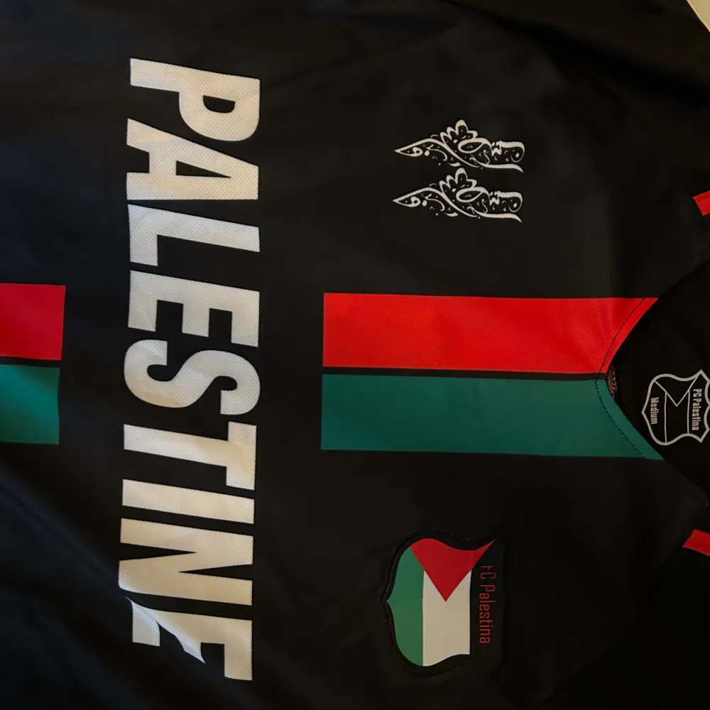 En helt ny Palestina tröja som inte passade mig Väldigt fin och har en fin mening bakom sig  249 kr  Storlek M. T-shirts.