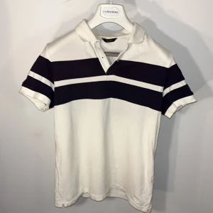 Massimo Dutti Piké - Stilig pike med mörkblå ränder. Storlek M.