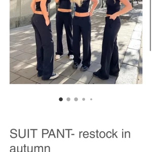 Alhoba kostymbyxor  - Jag säljer dessa super snygga kostymbyxor då dom inte kommer till användning💕 har andevärlden dem ett få tal gånger så de är i fin skick! Dom är i storlek xs men passar en s också. Köpte för 899kr men säljer för 600😊 skriv för för fler bilder 