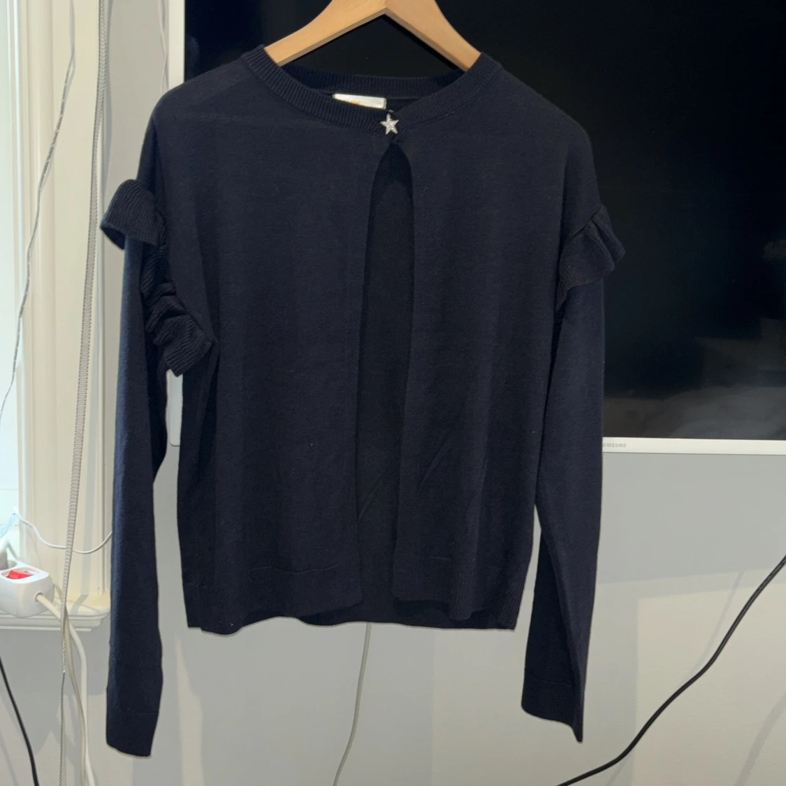 Gina tricot mörk blå kortfa  - 90