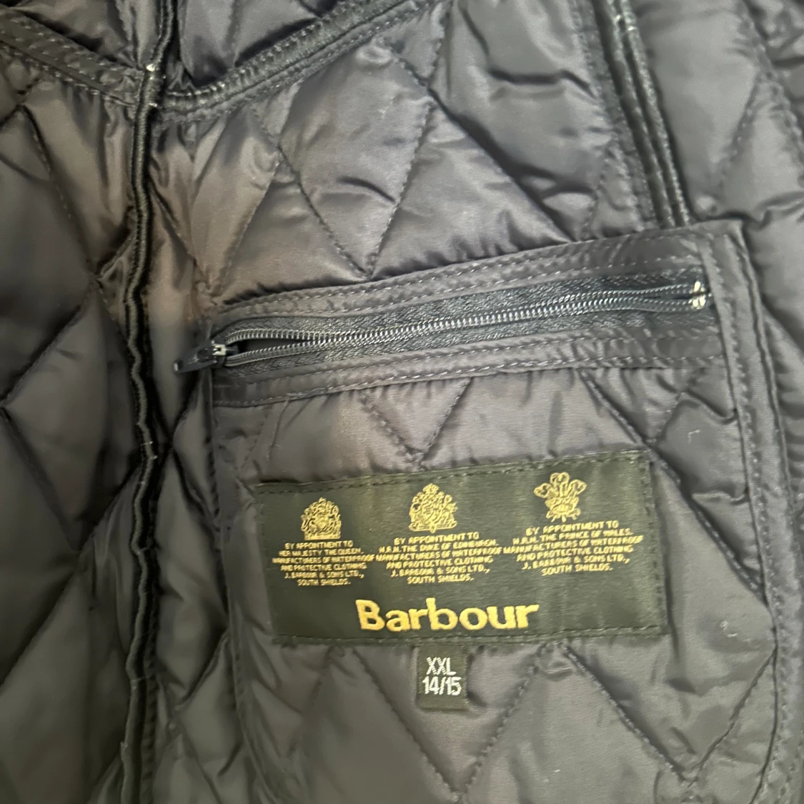 Barbour kids quiltad jacka - 90