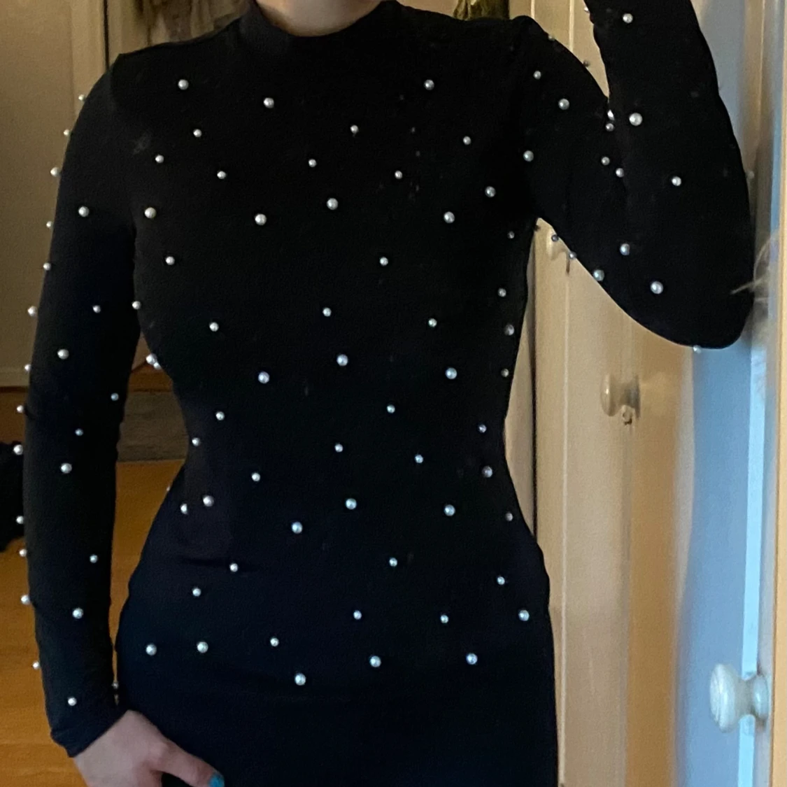 Topp med pärlor - 90