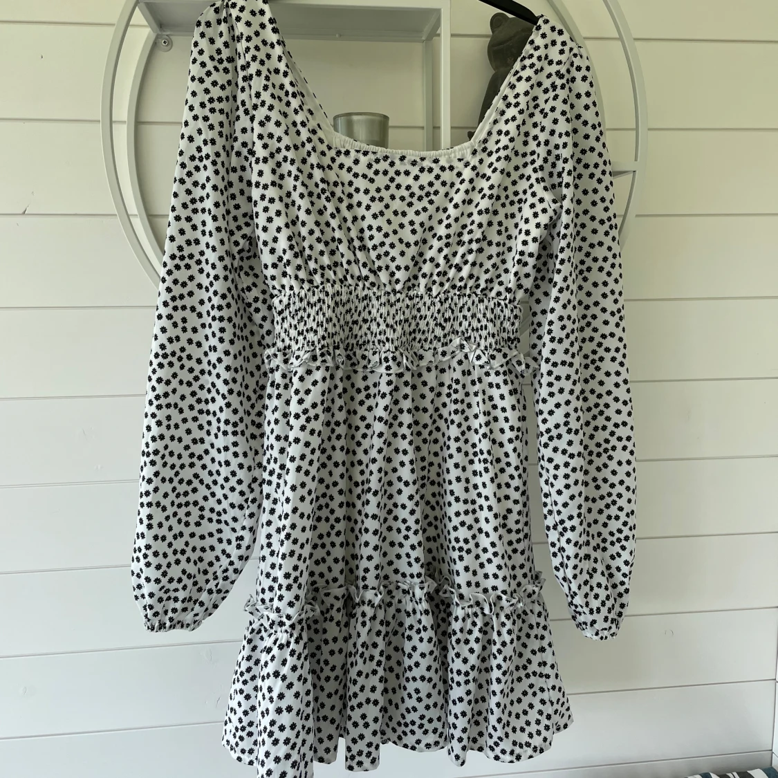 Mönstrad miniklänning - 92