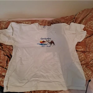 Vit turist tshirt - Fint skick. Är mer vit i verkligheten. Vid funderingar skicka gärna pm. 💗😊