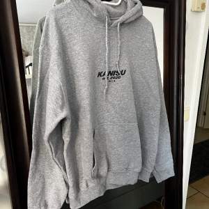 Säljer denna jättesnygga gråa hoodie från Kanisu. Köpt för 599:-. Använd fåtal gånger. 