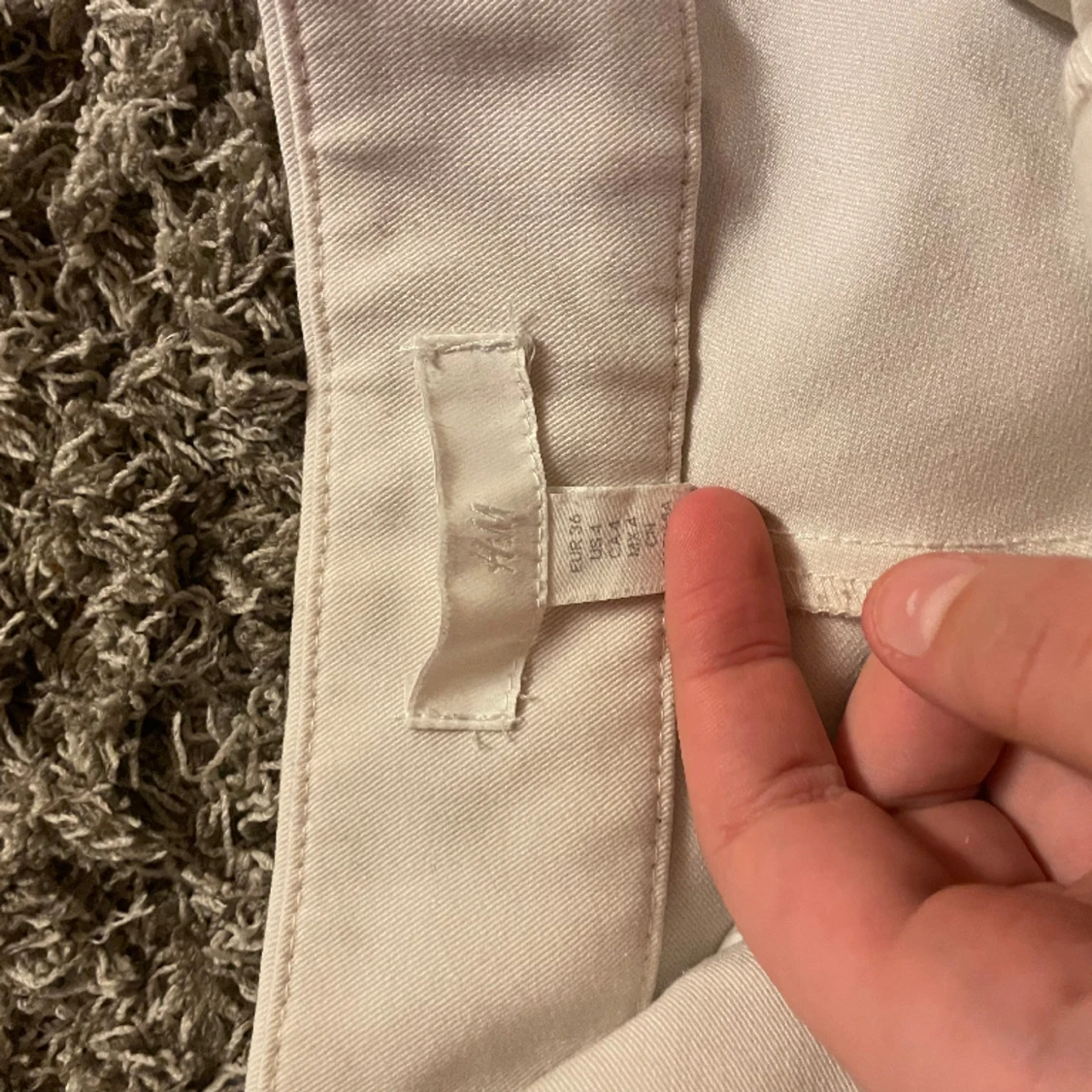 Vita kostym byxor - 90