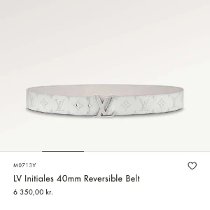 ÄKTA Louis Vuitton Bälte - Hej, säljer nu mitt nya Louis Vuitton bälte i fantastiskt skick!! Den är äkta, kvitto och box samt allt annat ingår och jag kan gå ner i pris vid snabb affär!! Hör av dig