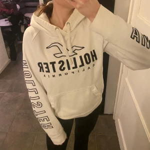 hoodie - Hoodie från hollister. Text på båda ärmarna😄