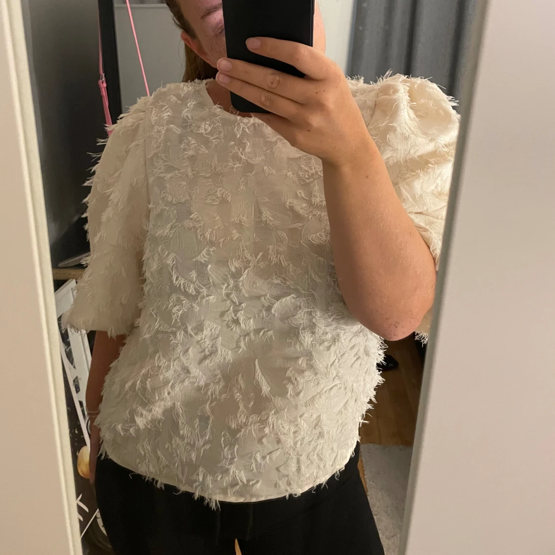 Blus med fransar  - 91