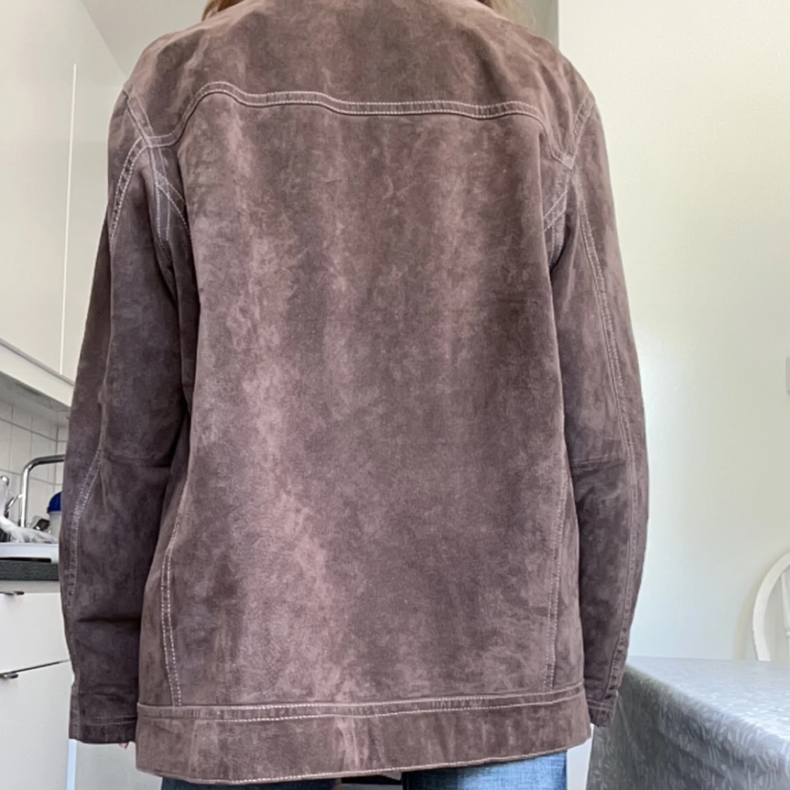 Vintage brun mockajacka - 90