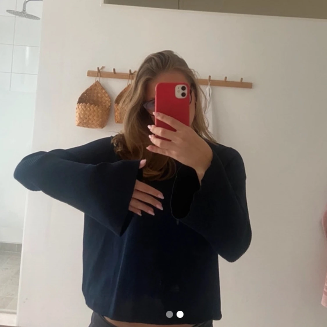 Mörkblå tröja - 90