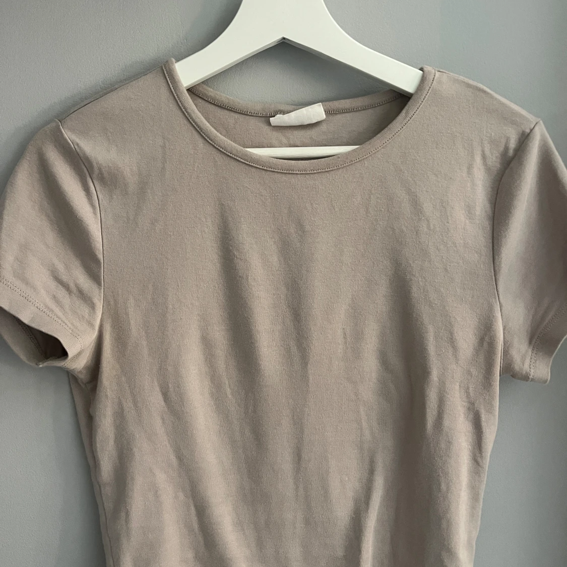 Beige basic tröja