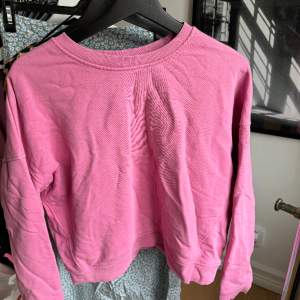 Rosa tröja från Lindex. Bär vanligtvis S men tröjan är M. Lite kortare i modellen. Använd Max 5 gånger.