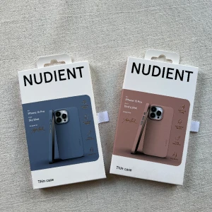 Två skal från NUDIENT - Två helt nya oanvända skal från märket NUDIENT. Säljes separat för 100kr styck eller 150kr för båda.