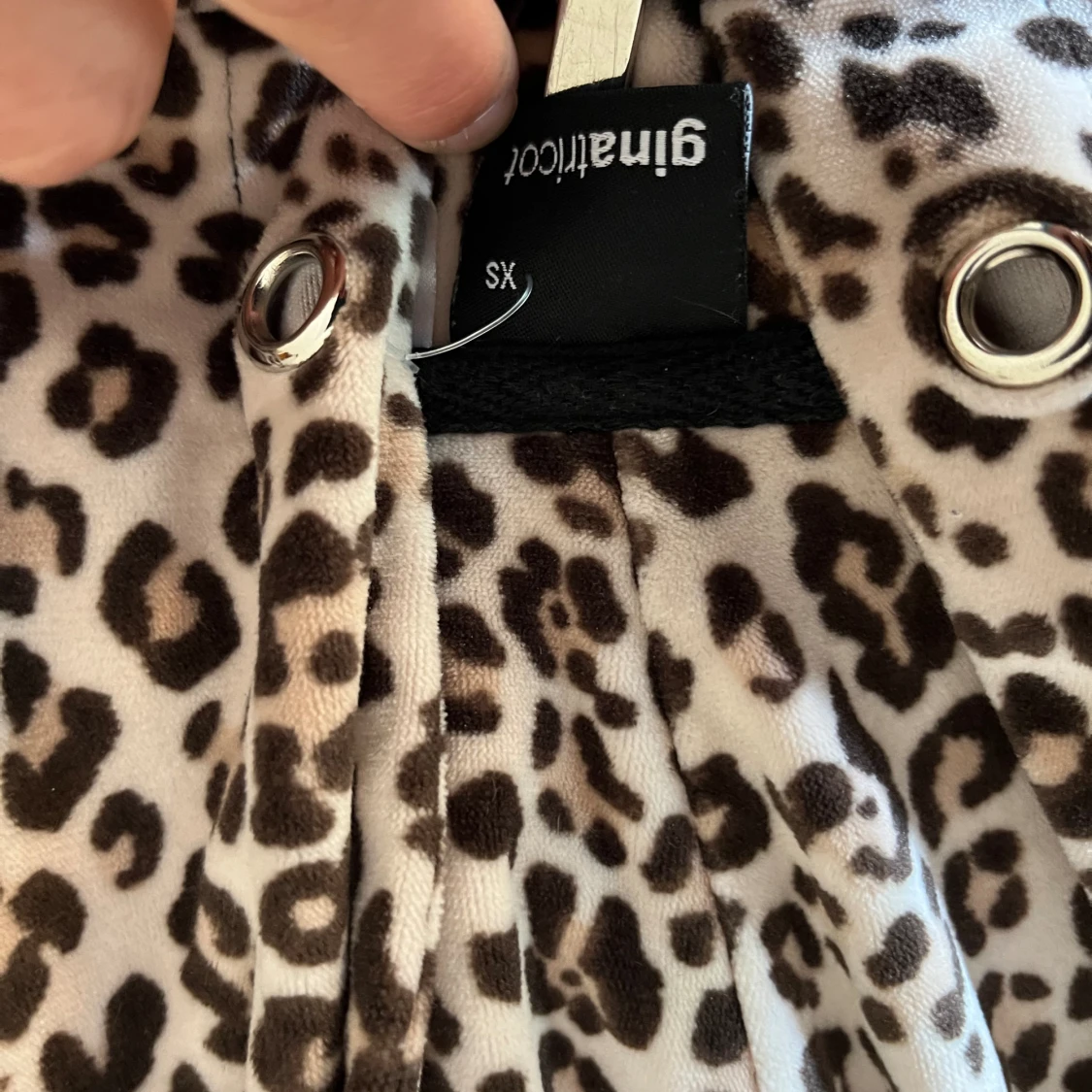 Leopardmönstrad kofta - 90