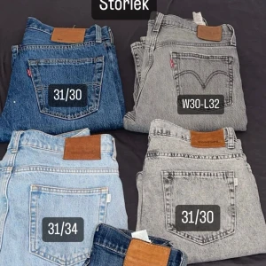 Jeans - Levis jeans och Woodbird jeans ! Väldigt lite använd och de är jätte bra i skick . 300kr st 