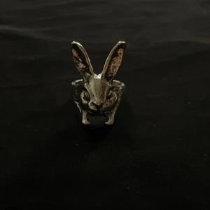 Kanin ring - Justerbar ”kanin ring” i silver💥